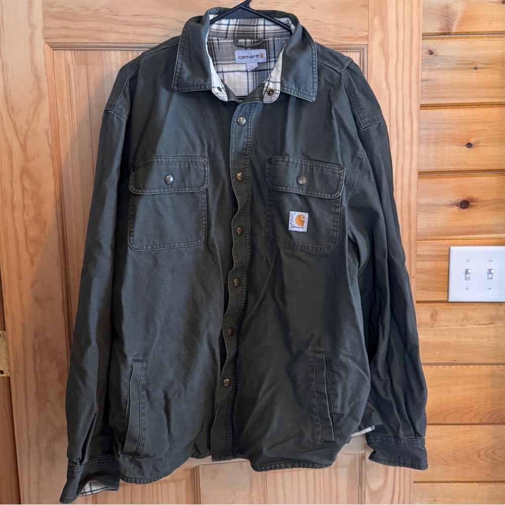 Carhartt Flannel Lined Canvas Shirt